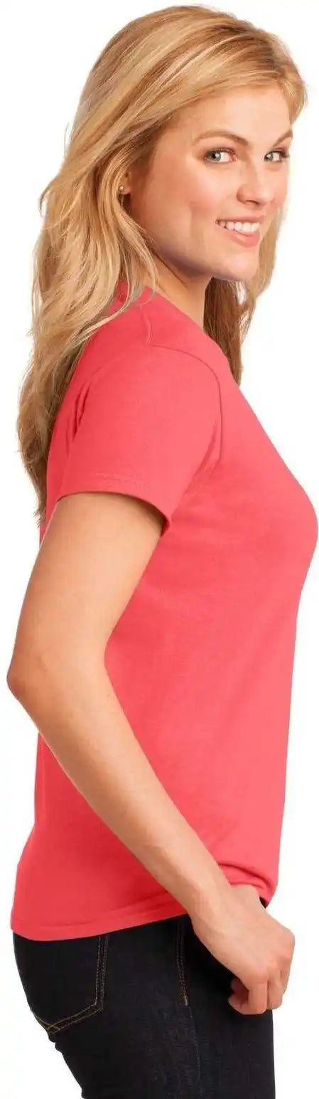 Gildan 5000l Ladies Heavy Cotton 100% t Shirt Coral Silk