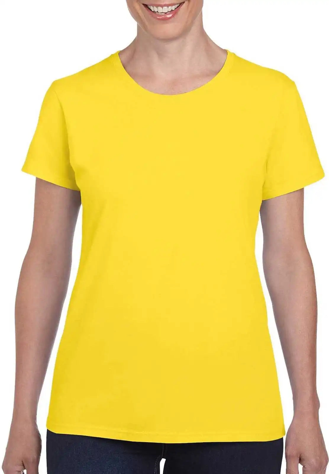 Gildan 5000l Ladies Heavy Cotton 100% t Shirt Daisy