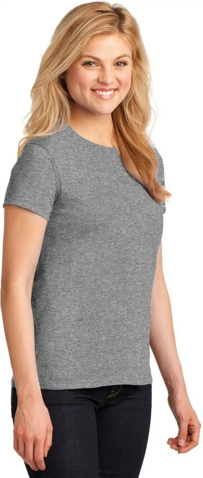 Gildan 5000l Ladies Heavy Cotton 100% t Shirt Graphite Heather