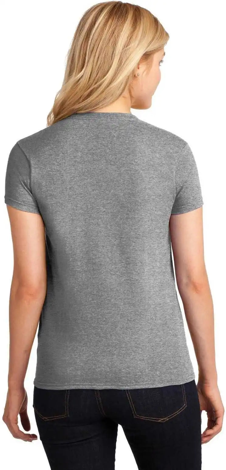 Gildan 5000l Ladies Heavy Cotton 100% t Shirt Graphite Heather