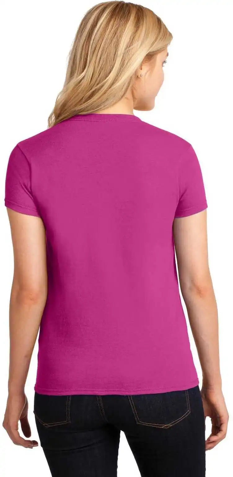 Gildan 5000l Ladies Heavy Cotton 100% t Shirt Heliconia