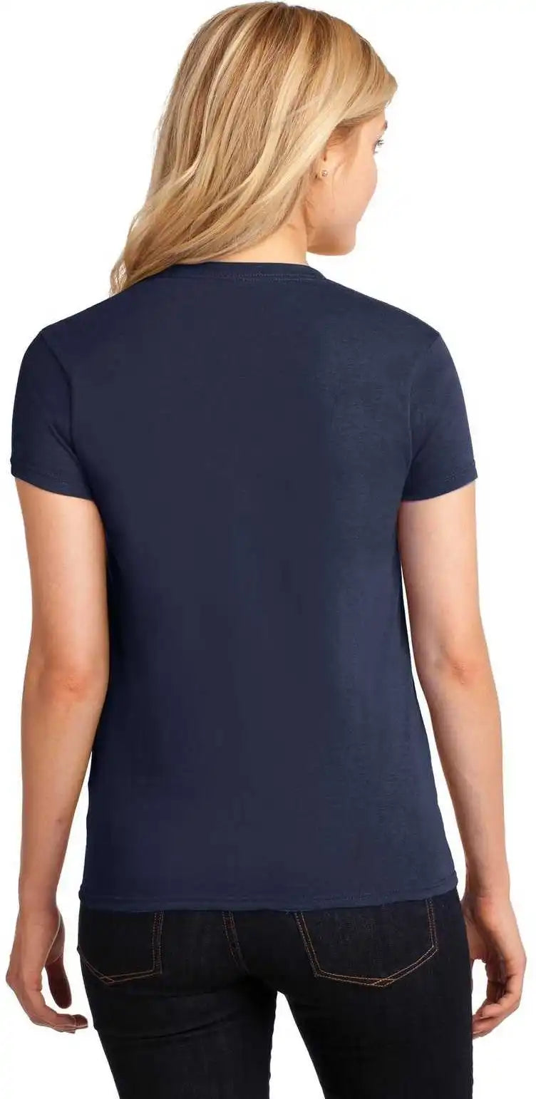 Gildan 5000l Ladies Heavy Cotton 100% t Shirt Navy
