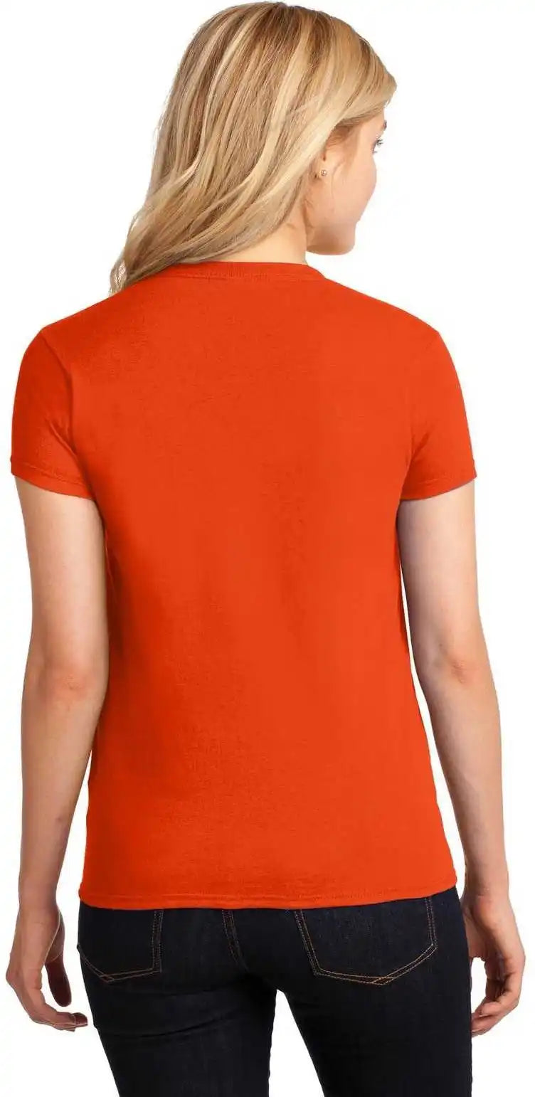 Gildan 5000l Ladies Heavy Cotton 100% t Shirt Orange