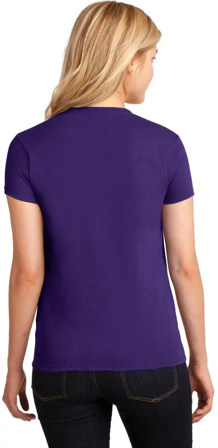 Gildan 5000l Ladies Heavy Cotton 100% t Shirt Purple