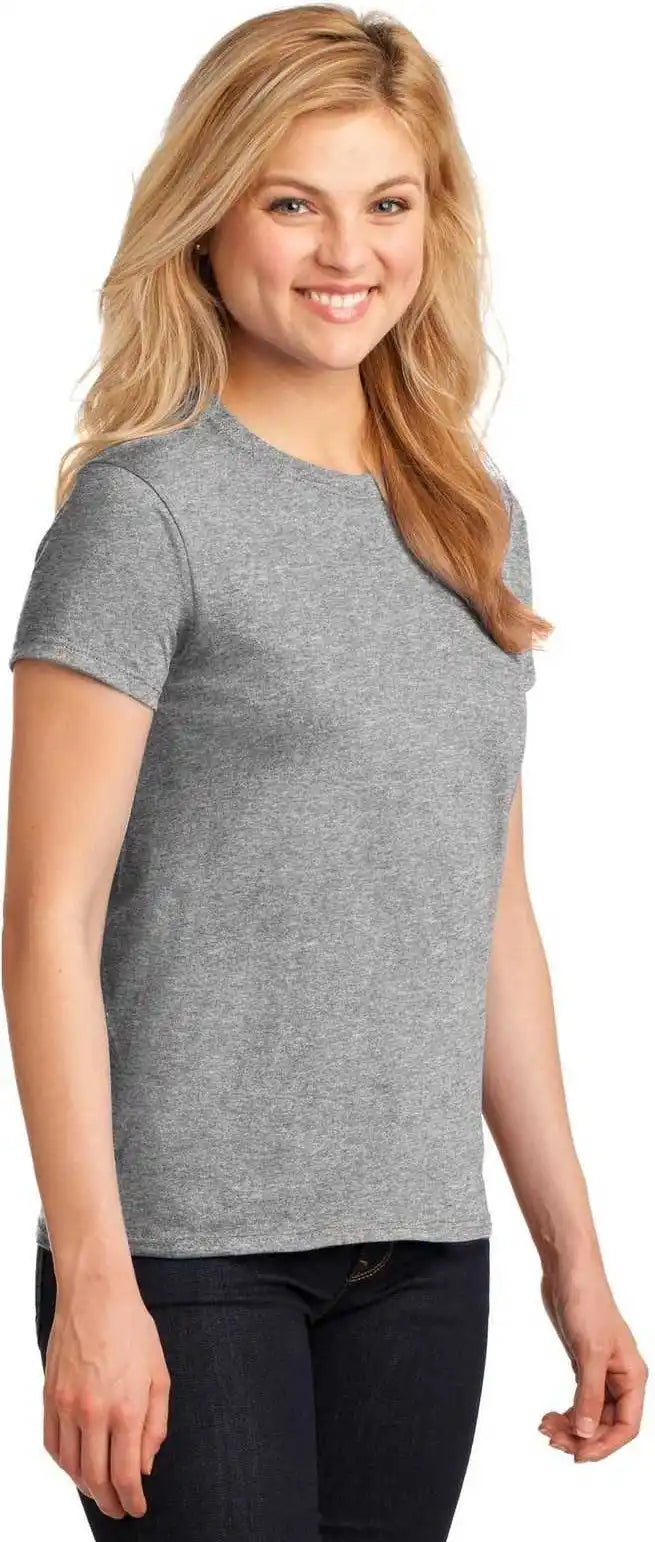 Gildan 5000l Ladies Heavy Cotton 100% t Shirt Sport Gray
