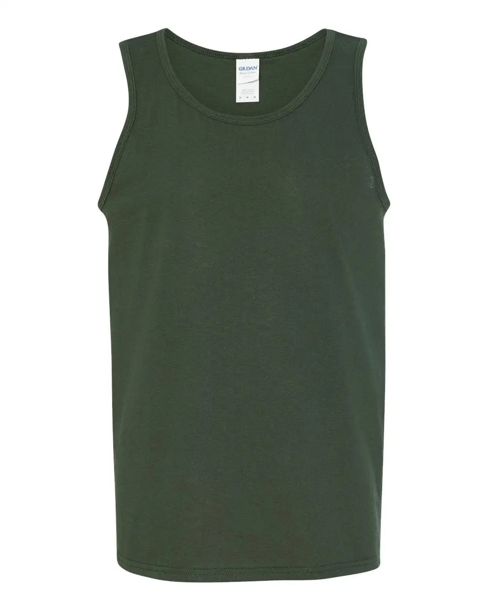 Gildan 5200g Heavy Cotton Tank Top - 5200 - Forest Green - Adult s