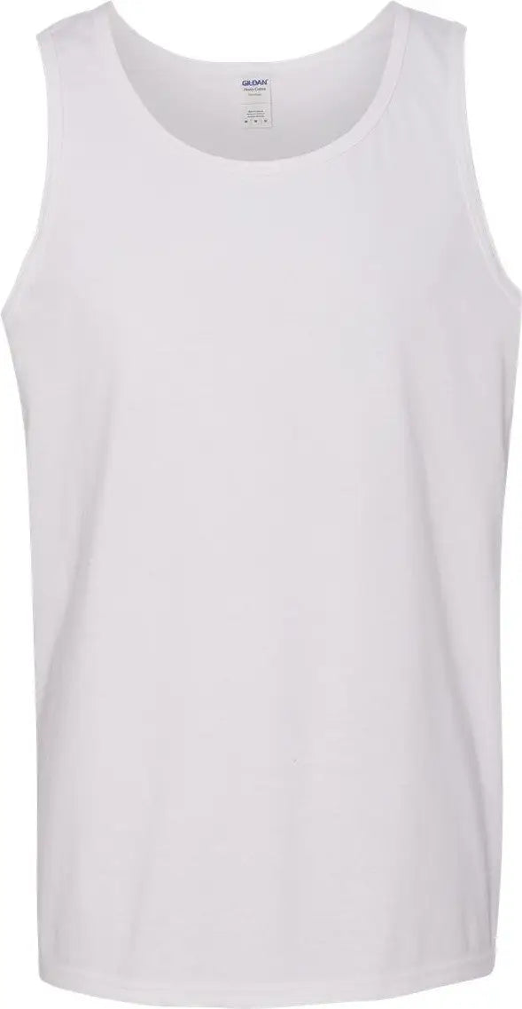 Gildan 5200g Heavy Cotton Tank Top - 5200 - White