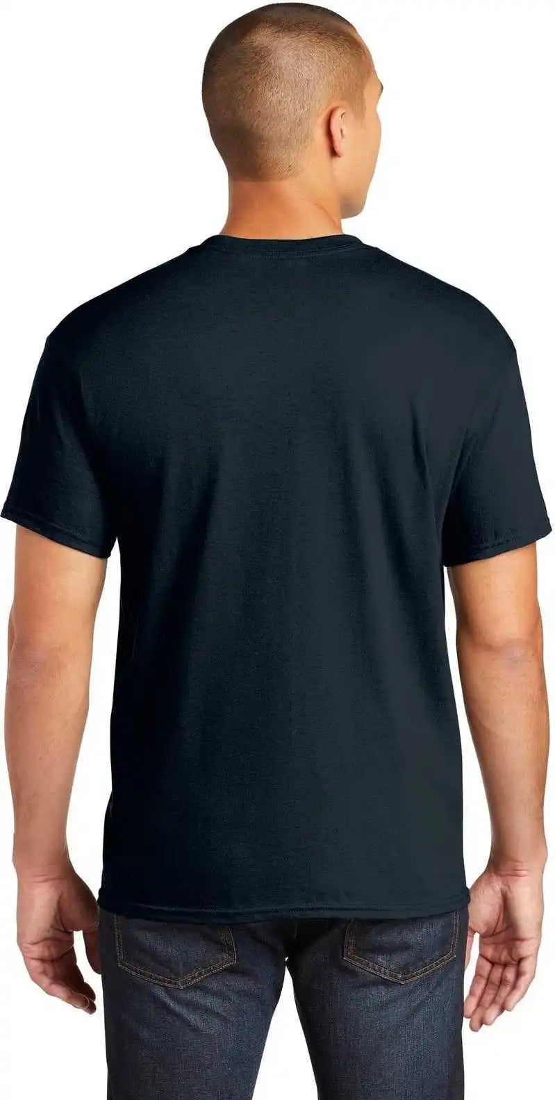 Gildan 5300 Heavy Cotton 100% Pocket t Shirt Navy