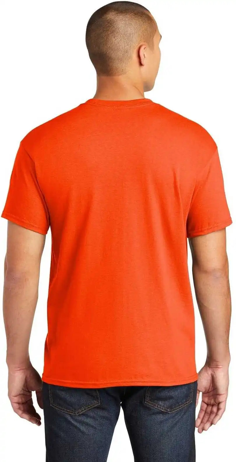 Gildan 5300 Heavy Cotton 100% Pocket t Shirt Orange