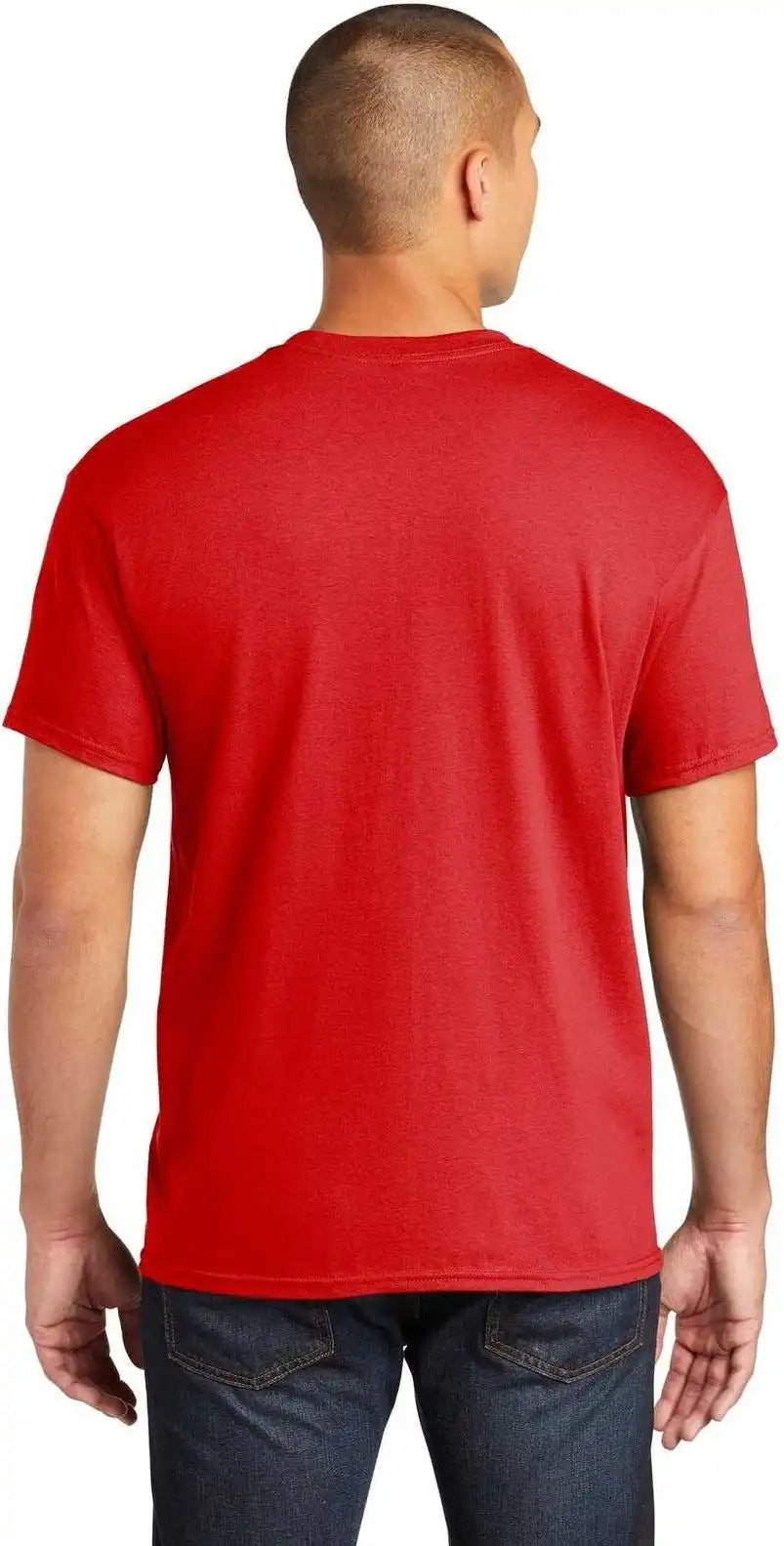 Gildan 5300 Heavy Cotton 100% Pocket t Shirt Red