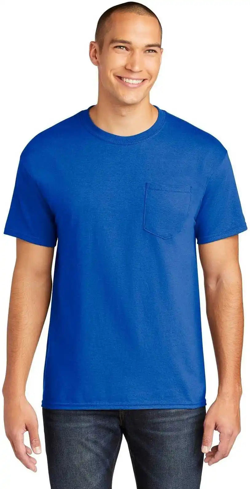 Gildan 5300 Heavy Cotton 100% Pocket T-shirt - Royal