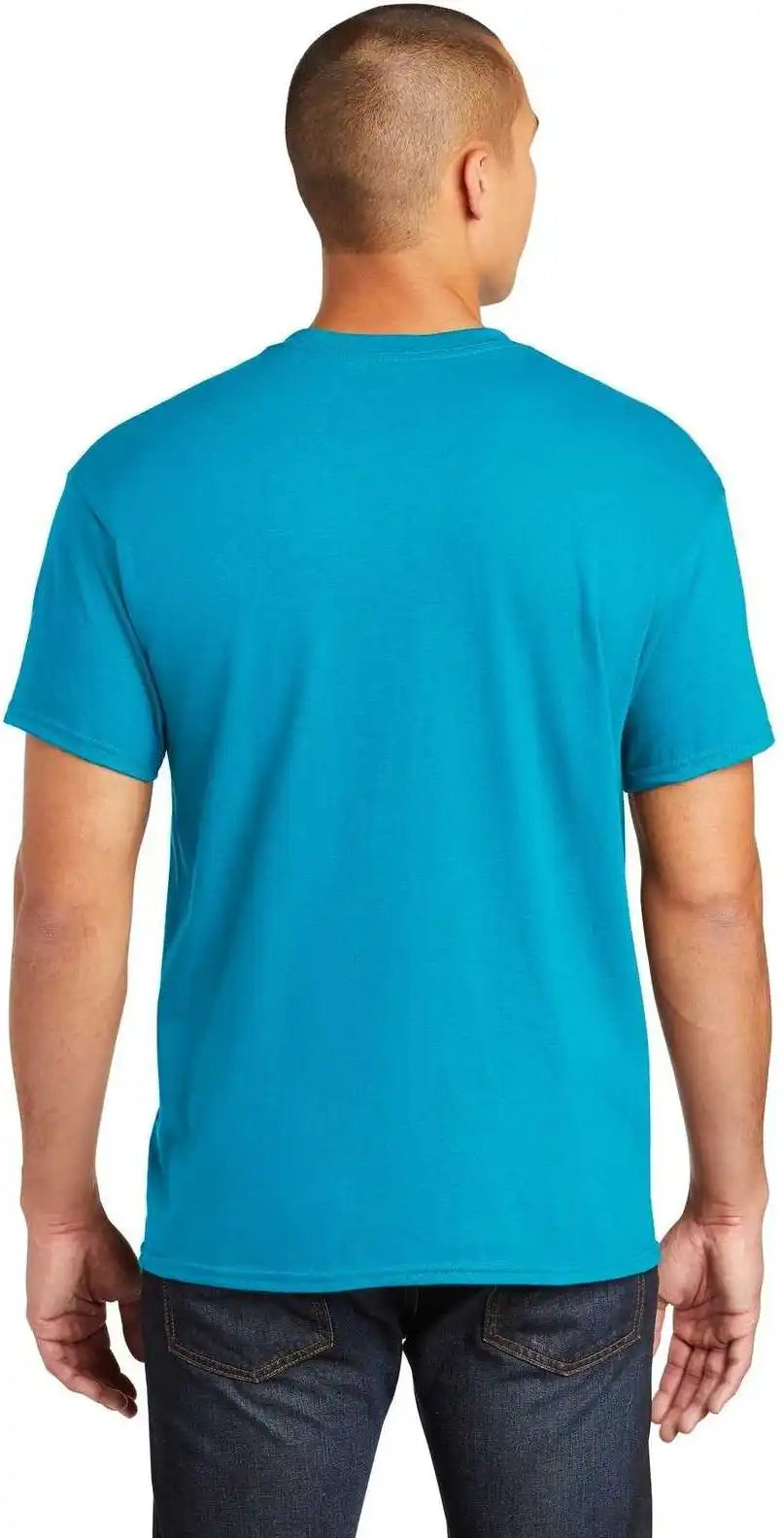 Gildan 5300 Heavy Cotton 100% Pocket t Shirt Sapphire