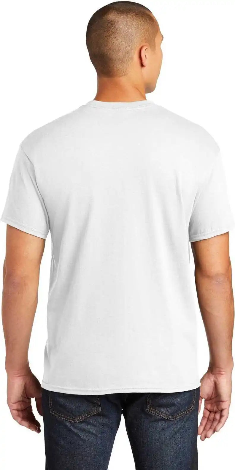 Gildan 5300 Heavy Cotton 100% Pocket t Shirt White