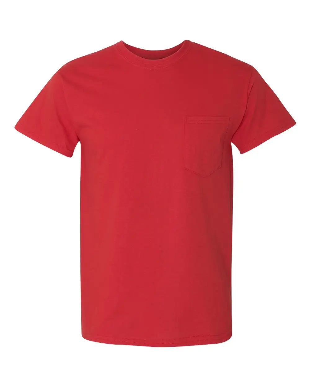 Gildan 5300g Heavy Cotton Pocket T-shirt - 5300 - Red - Adult s