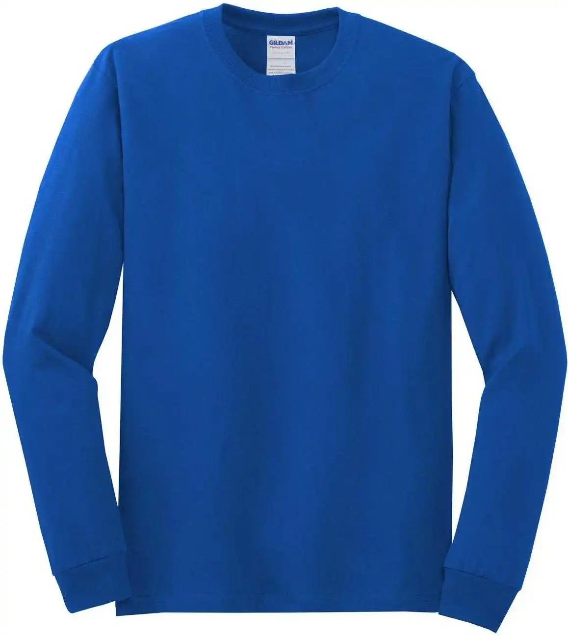 Gildan 5400 Heavy Cotton 100% Long Sleeve t Shirt Royal