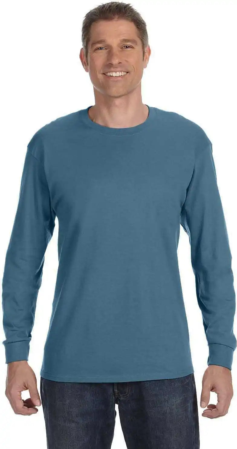 Gildan 5400 Heavy Cotton Long Sleeve T-shirt - Indigo Blue