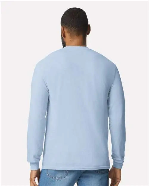 Gildan 5400 Heavy Cotton™ Long Sleeve T-shirt - Light Blue