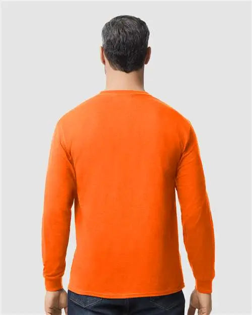 Gildan 5400 Heavy Cotton™ Long Sleeve T-shirt - Orange