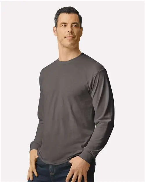 Gildan 5400 Heavy Cottonâ„¢ Long Sleeve T-shirt - Charcoal