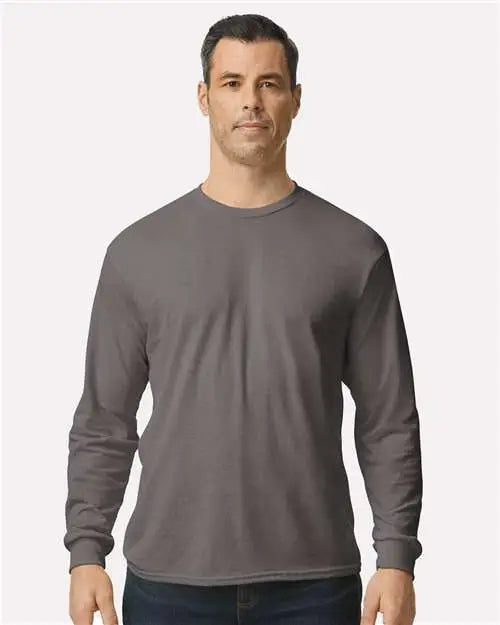 Gildan 5400 Heavy Cottonâ„¢ Long Sleeve T-shirt - Charcoal