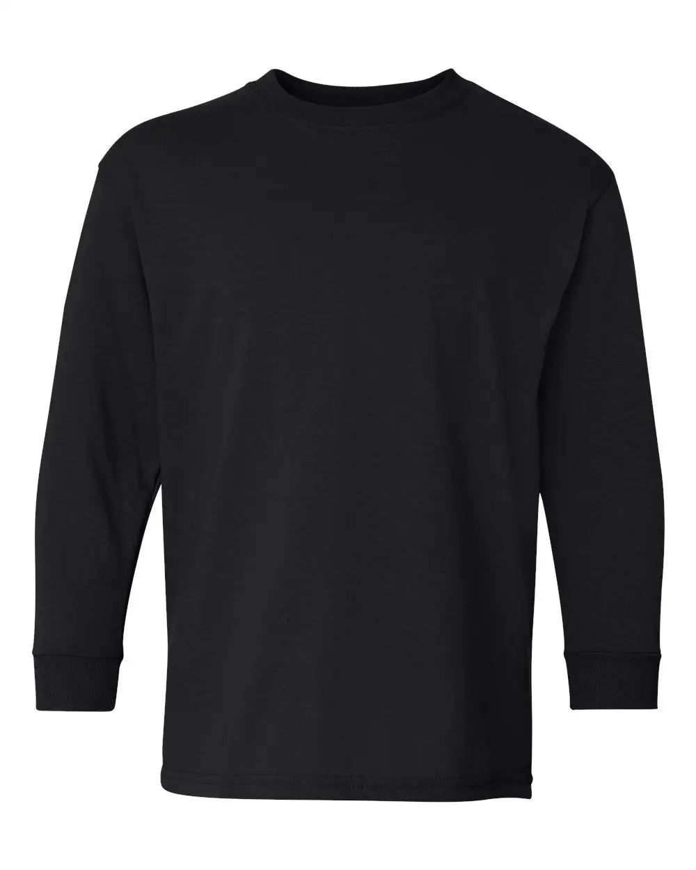 Gildan 5400b Heavy Cotton™ Youth Long Sleeve T-shirt - Black - Xs