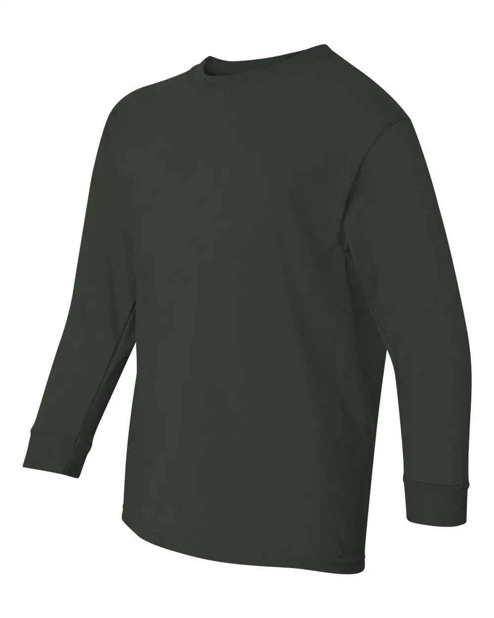 Gildan 5400b Heavy Cotton™ Youth Long Sleeve T-shirt - Forest Green - Xs