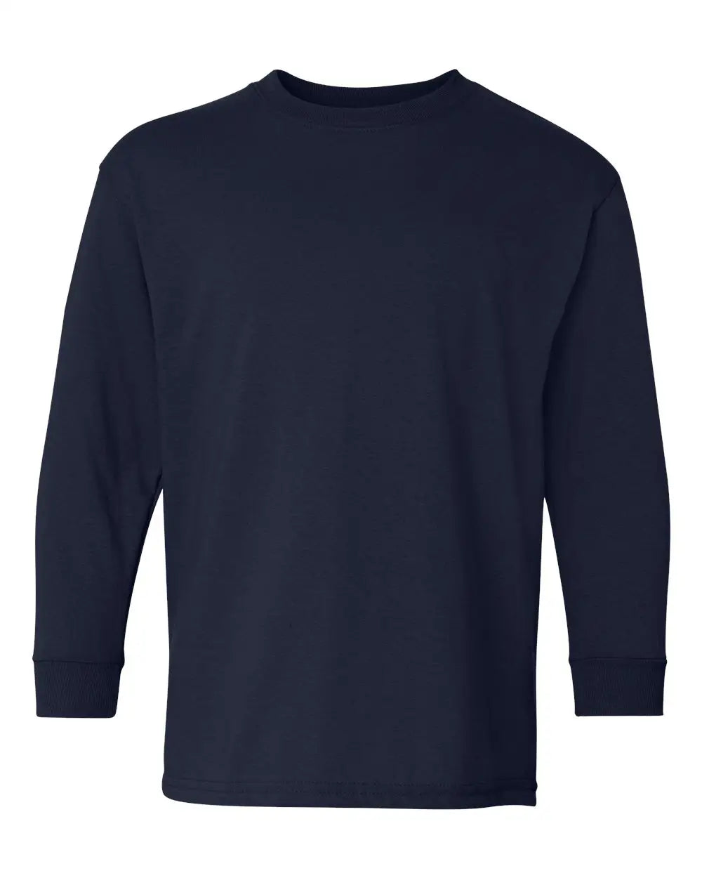Gildan 5400b Heavy Cotton™ Youth Long Sleeve T-shirt - Navy - Xs