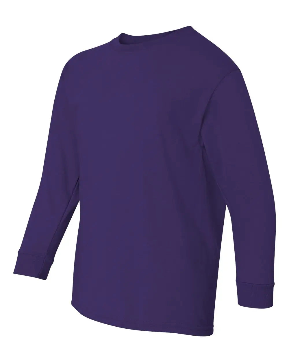 Gildan 5400b Heavy Cotton™ Youth Long Sleeve T-shirt - Purple - Xs