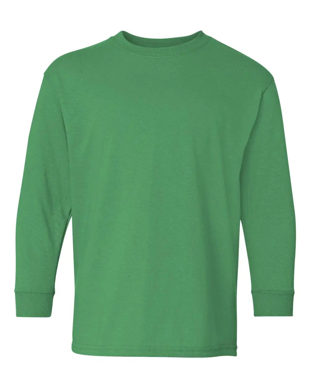 Gildan 5400b Heavy Cottonâ„¢ Youth Long Sleeve T-shirt - Irish Green