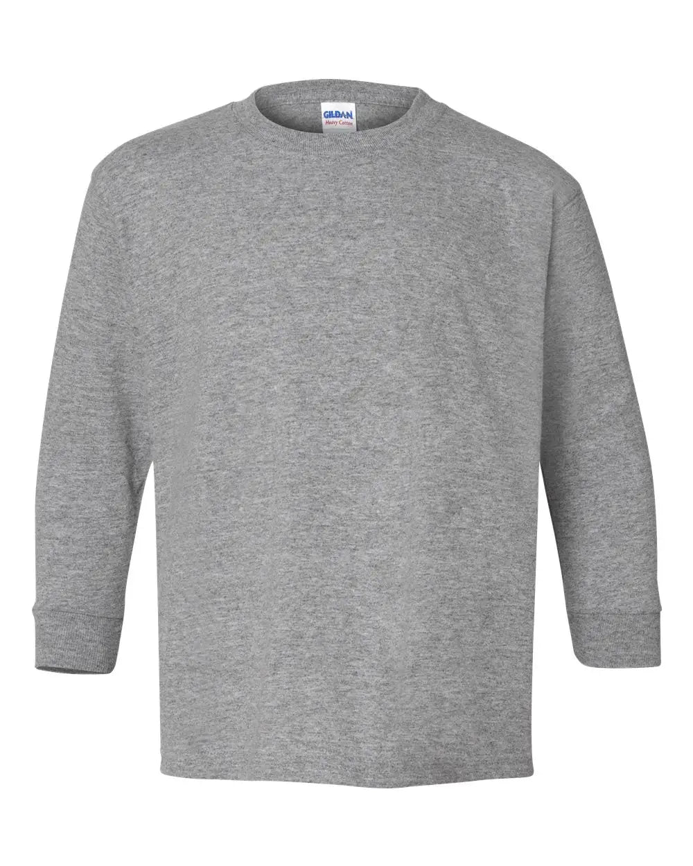 Gildan 5400b Heavy Cottonâ„¢ Youth Long Sleeve T-shirt - Sport Grey