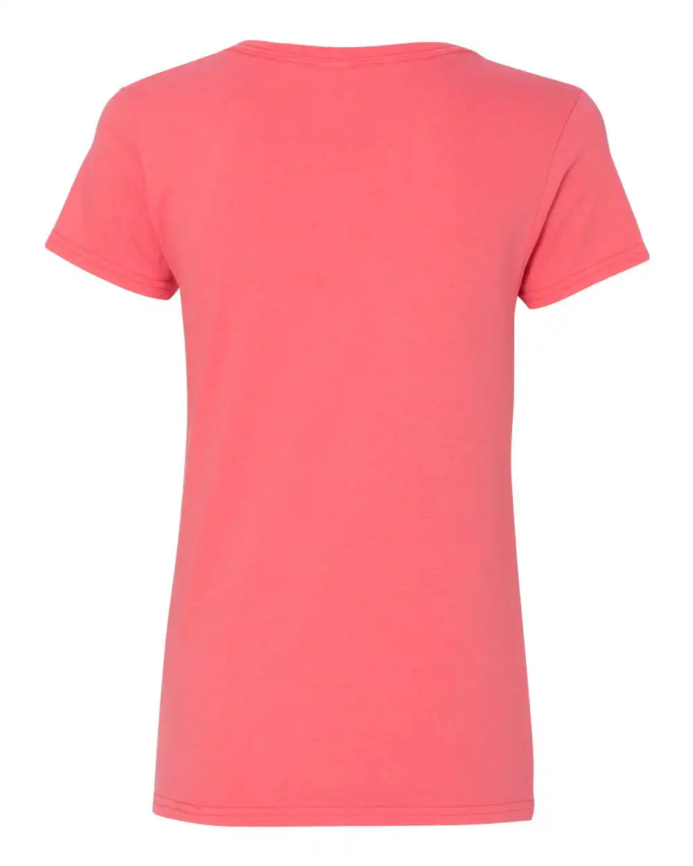 Gildan 5v00l Heavy Cotton™ Women’s V-neck T-shirt - Coral Silk