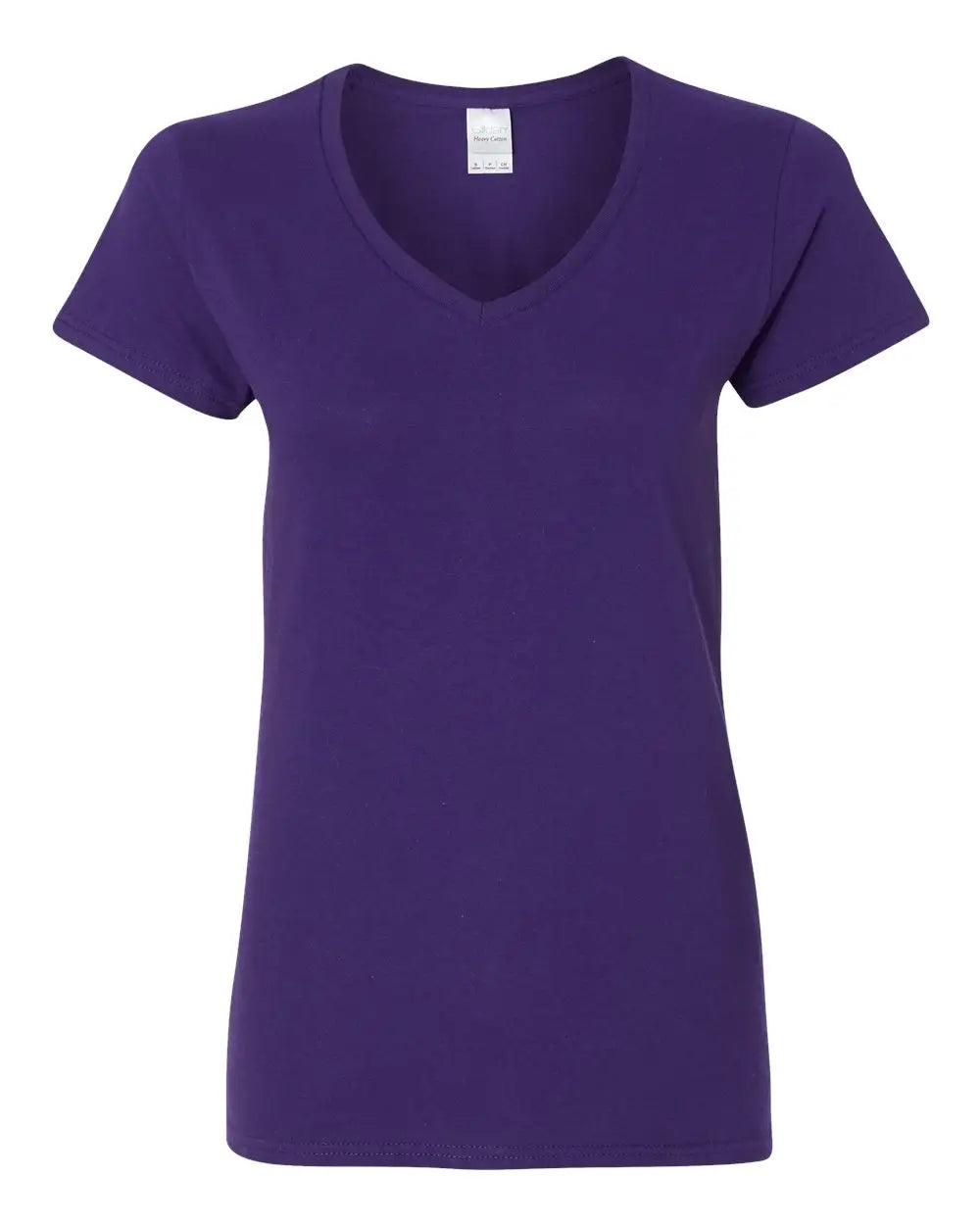 Gildan 5v00l Heavy Cotton™ Women’s V-neck T-shirt - Purple - s