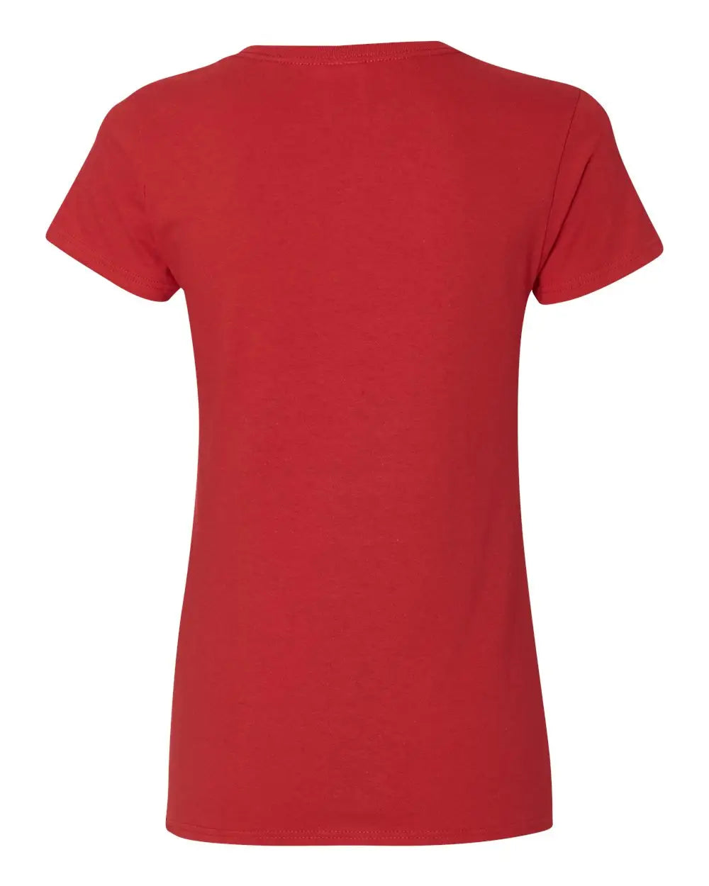 Gildan 5v00l Heavy Cotton™ Women’s V-neck T-shirt - Red