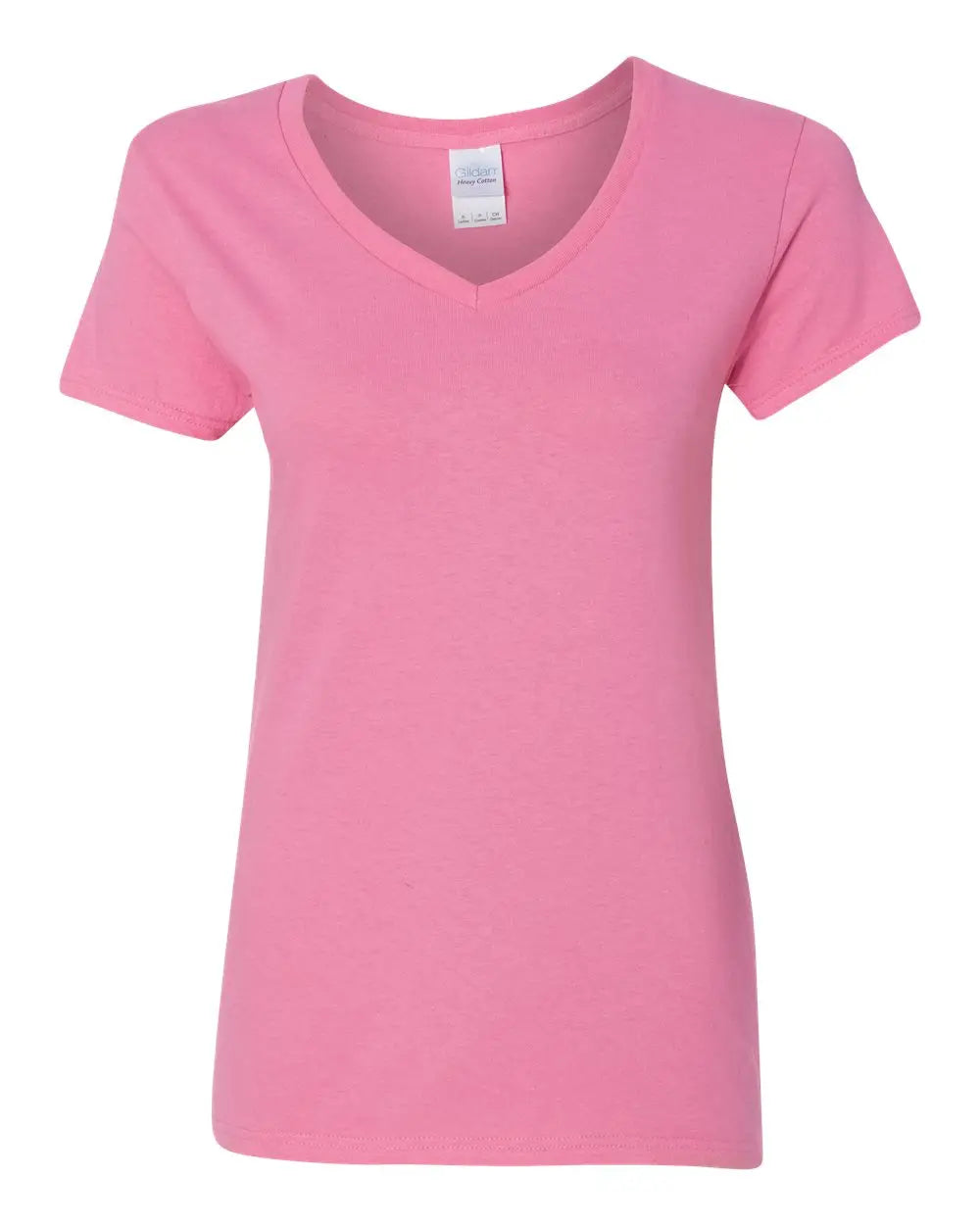 Gildan 5v00l Heavy Cottonâ„¢ Women’s V-neck T-shirt - Azalea