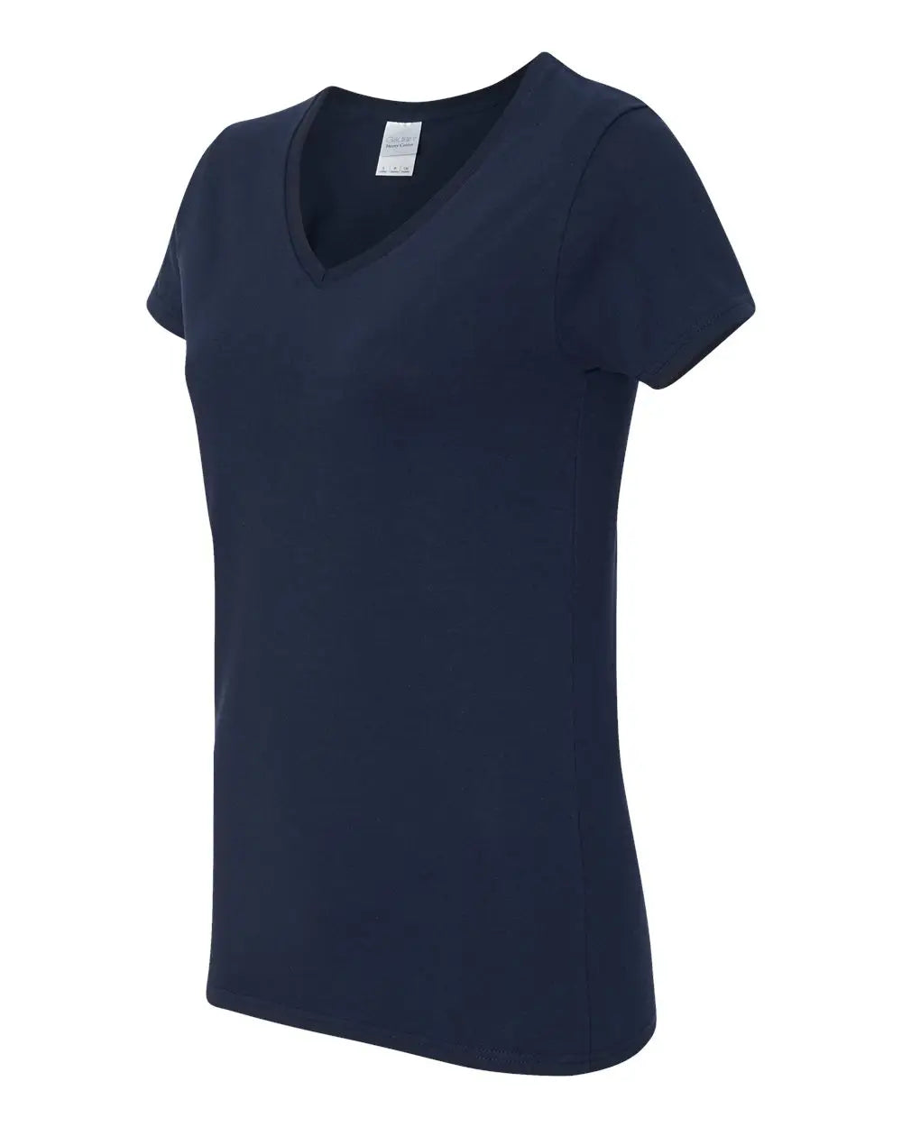 Gildan 5v00l Heavy Cottonâ„¢ Women’s V-neck T-shirt - Navy