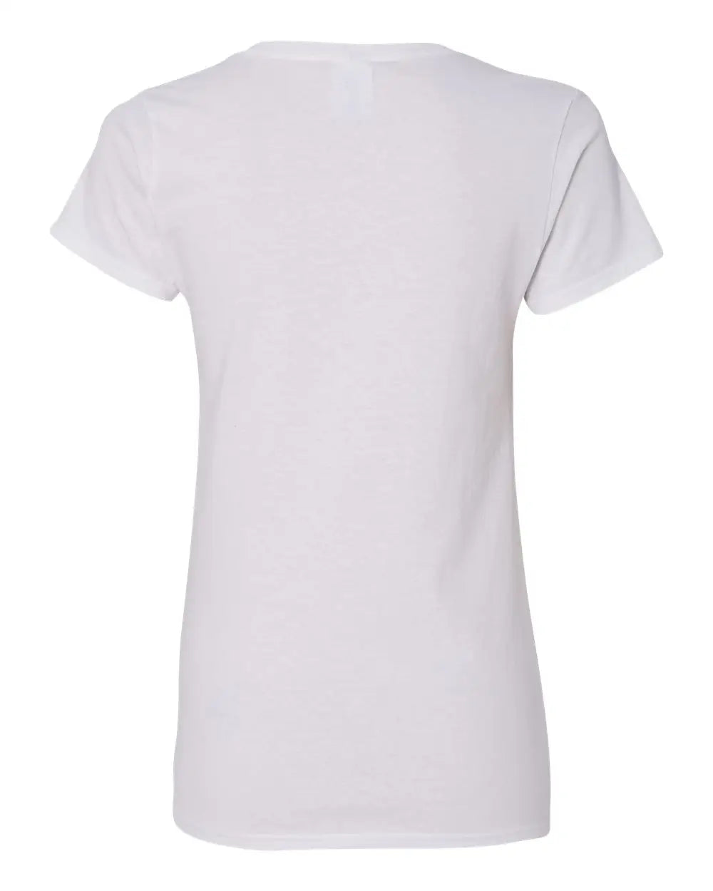 Gildan 5v00l Heavy Cottonâ„¢ Women’s V-neck T-shirt - White