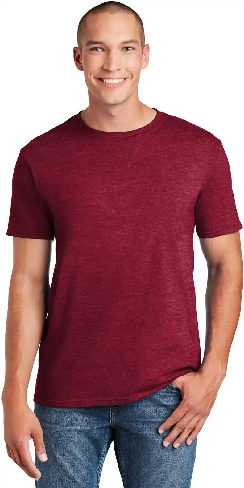 Gildan 64000 Softstyle t Shirt Antique Cherry Red