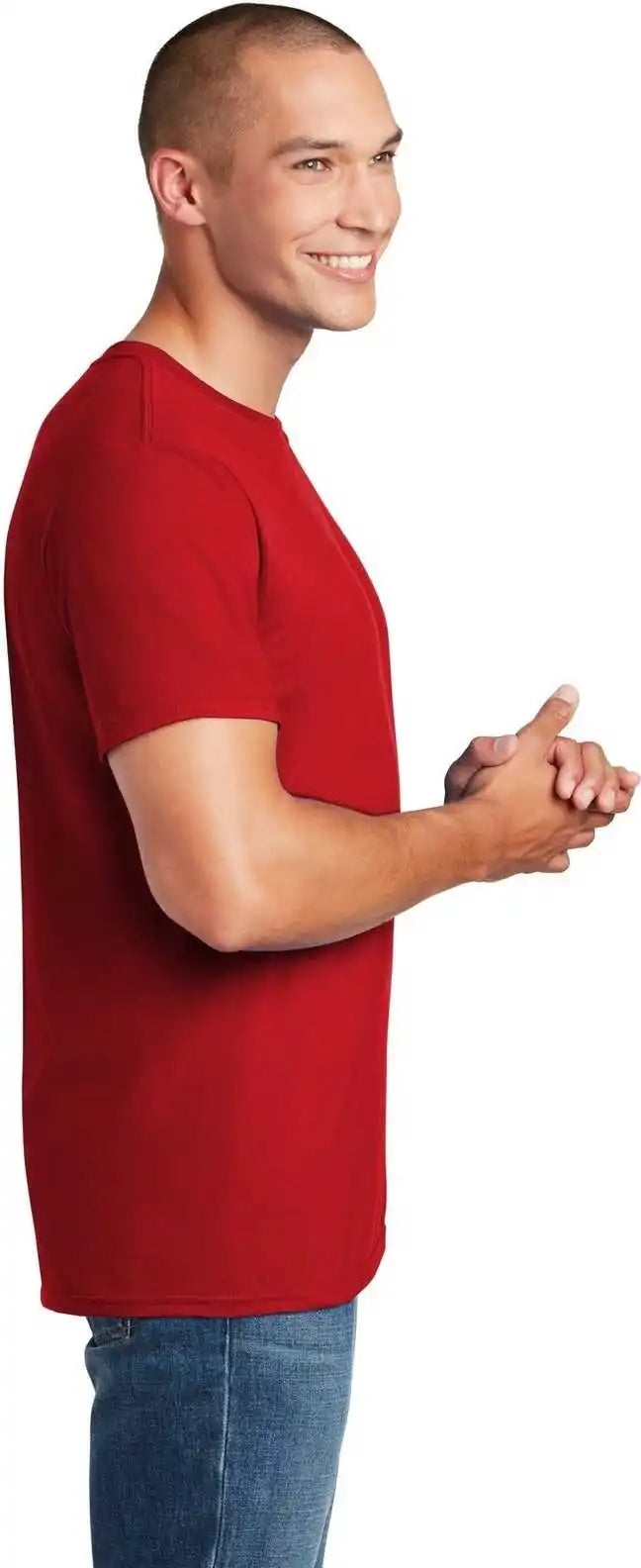 Gildan 64000 Softstyle t Shirt Cherry Red
