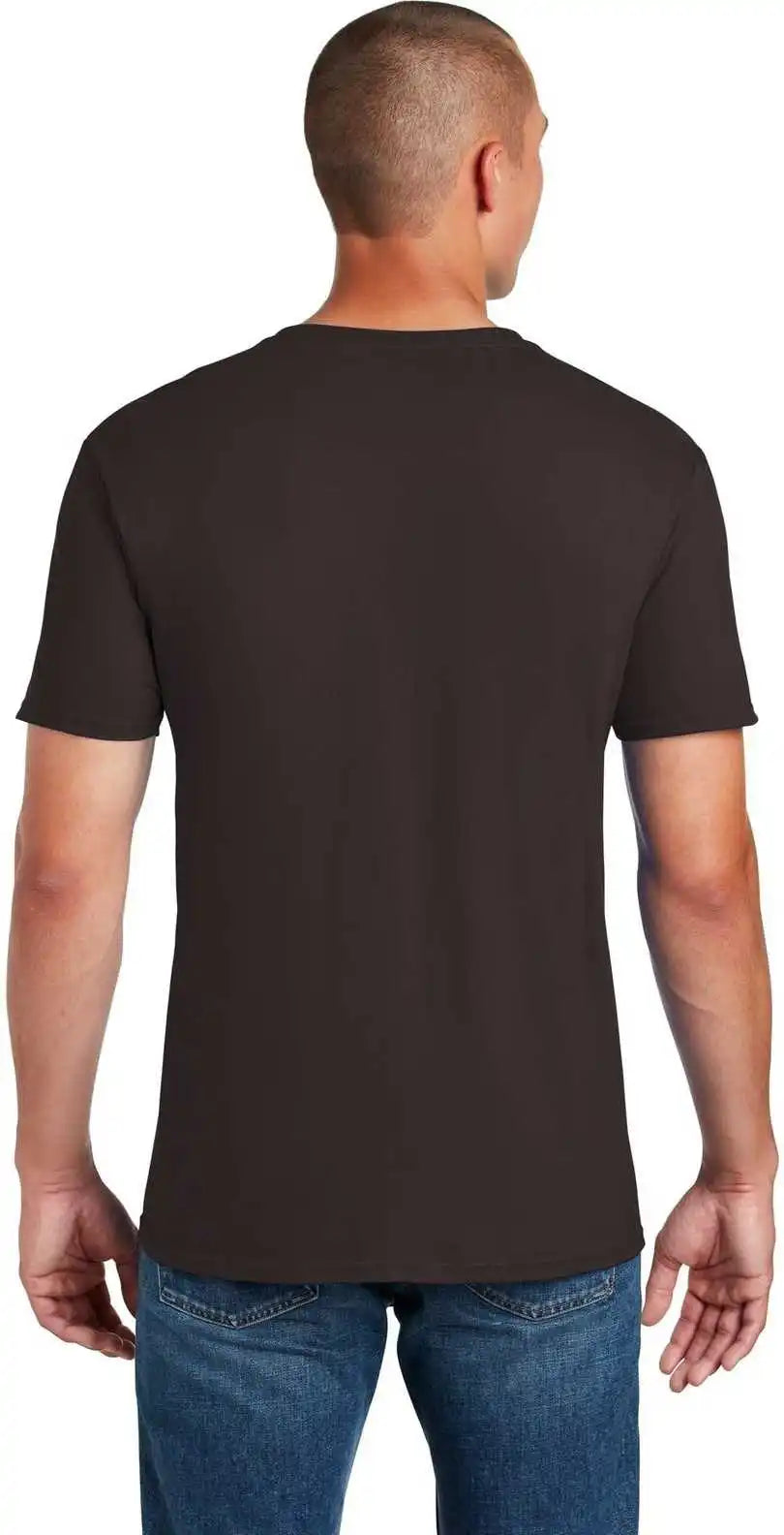 Gildan 64000 Softstyle t Shirt Dark Chocolate