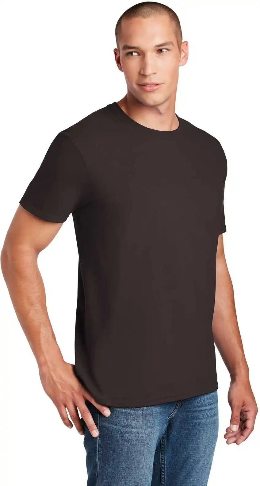 Gildan 64000 Softstyle t Shirt Dark Chocolate