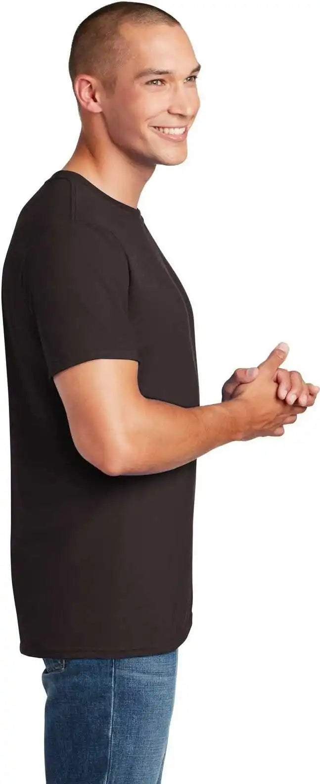 Gildan 64000 Softstyle t Shirt Dark Chocolate