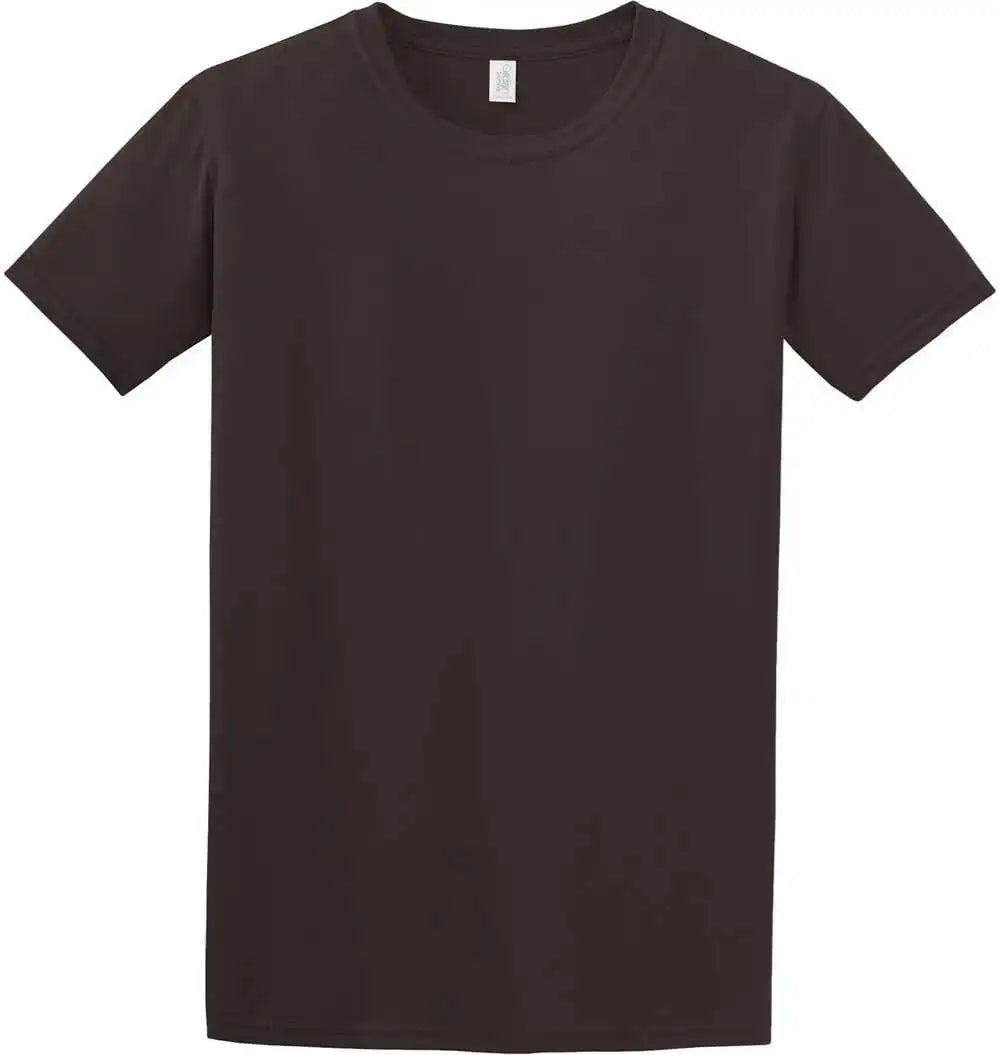 Gildan 64000 Softstyle t Shirt Dark Chocolate