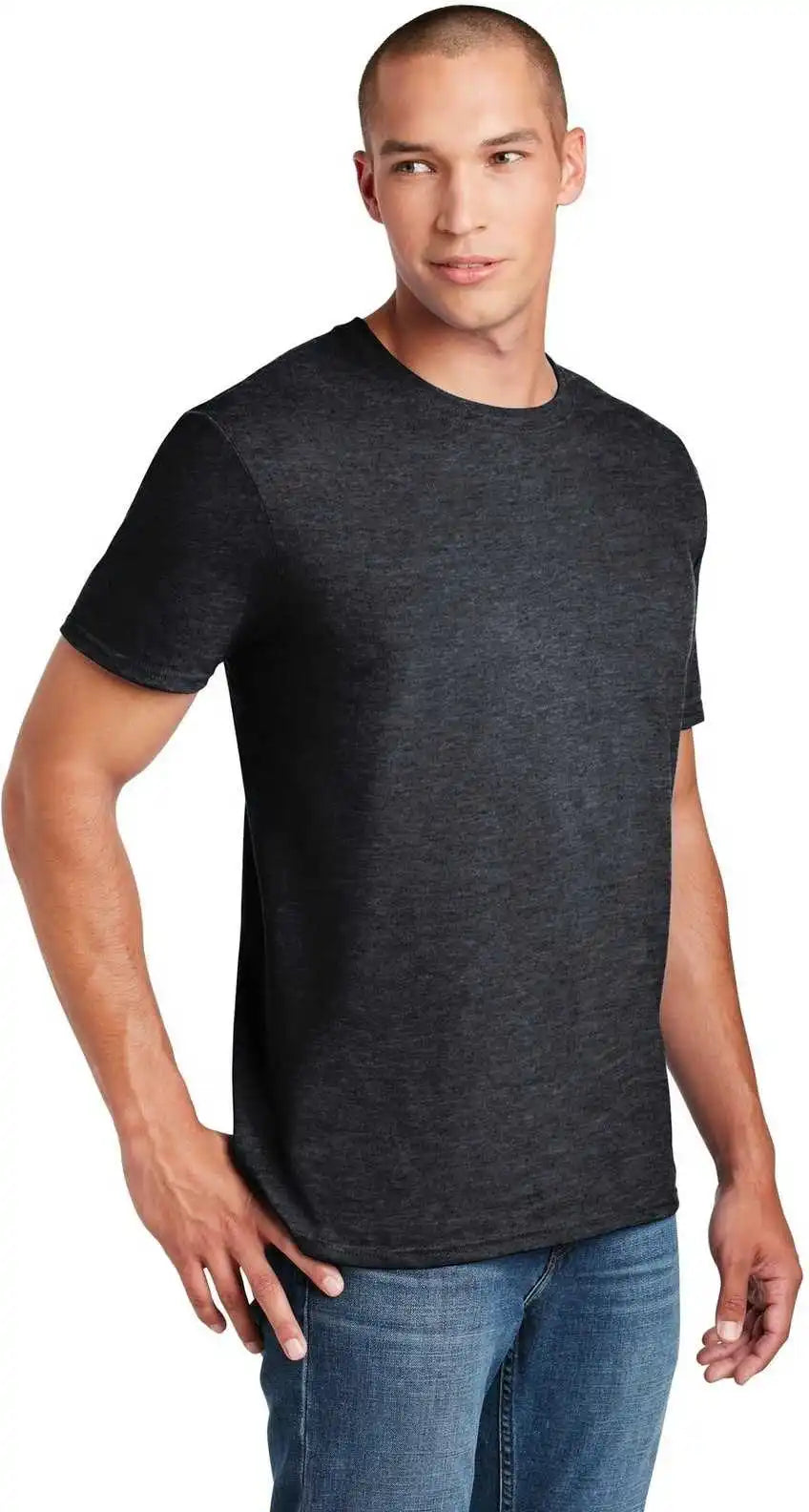 Gildan 64000 Softstyle t Shirt Dark Gray