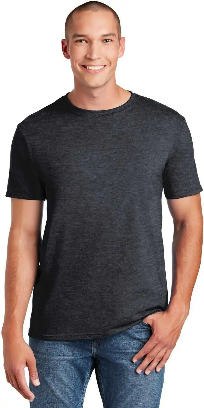 Gildan 64000 Softstyle t Shirt Dark Gray