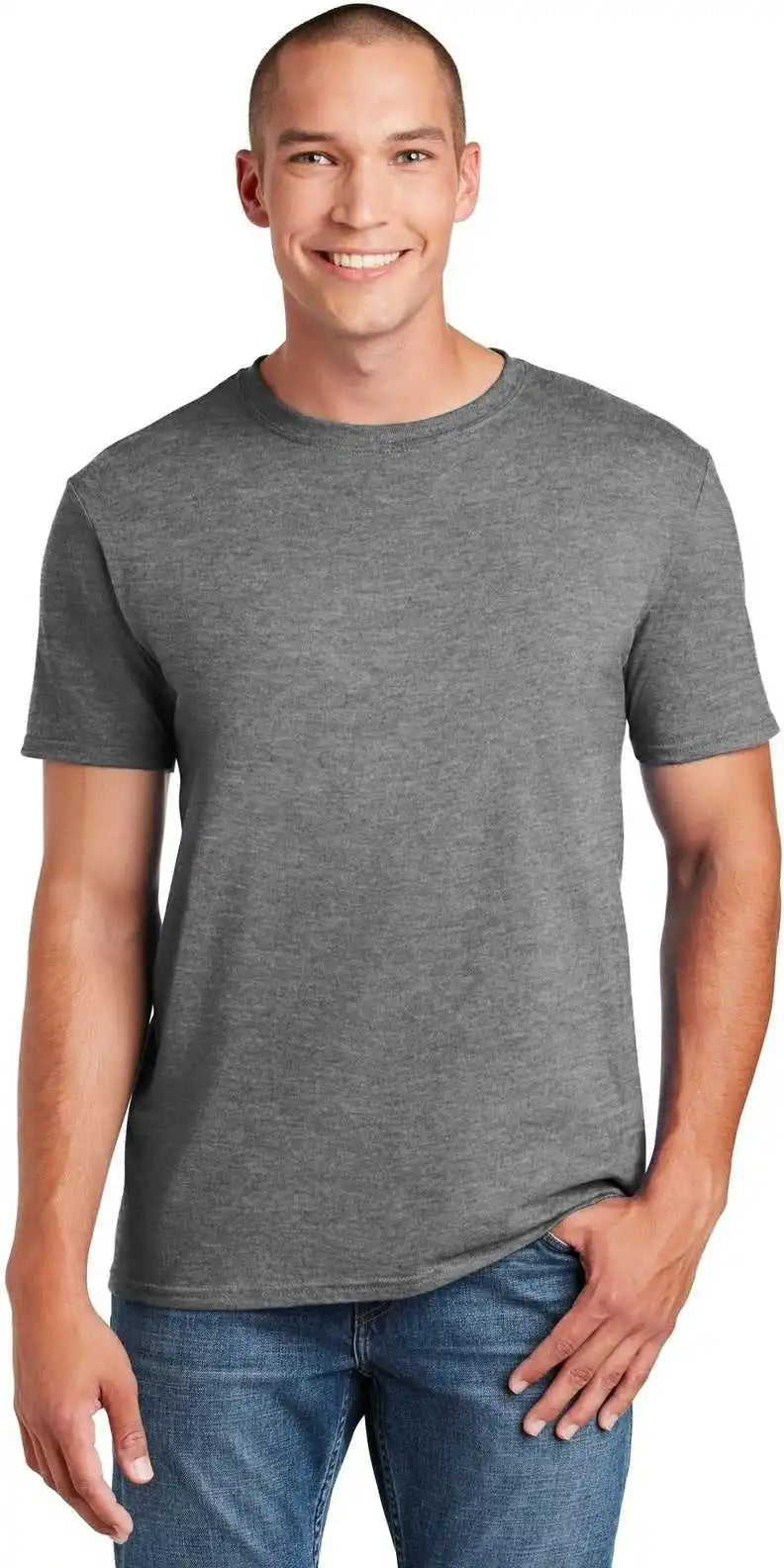 Gildan 64000 Softstyle t Shirt Graphite Heather
