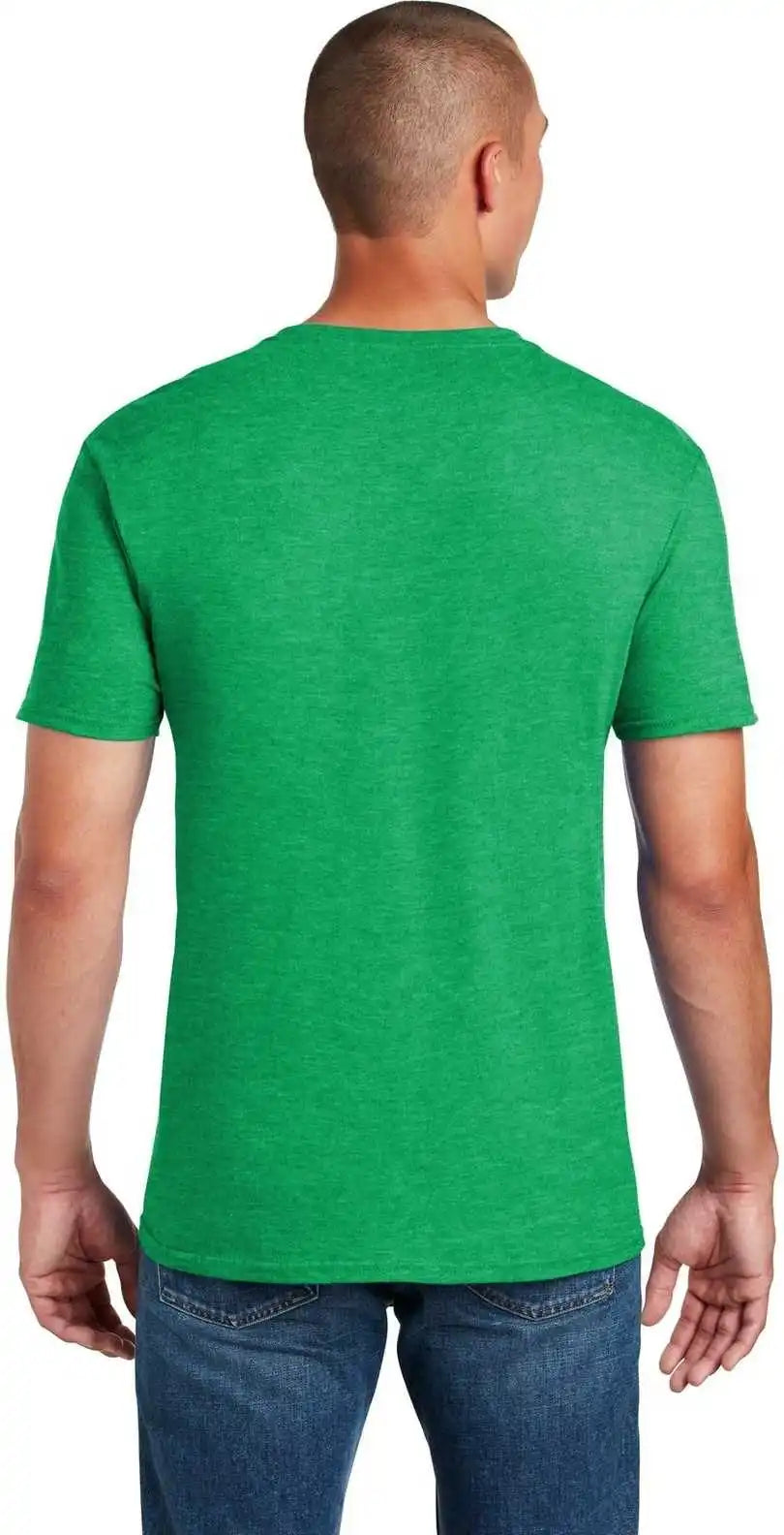 Gildan 64000 Softstyle t Shirt Heather Irish Green