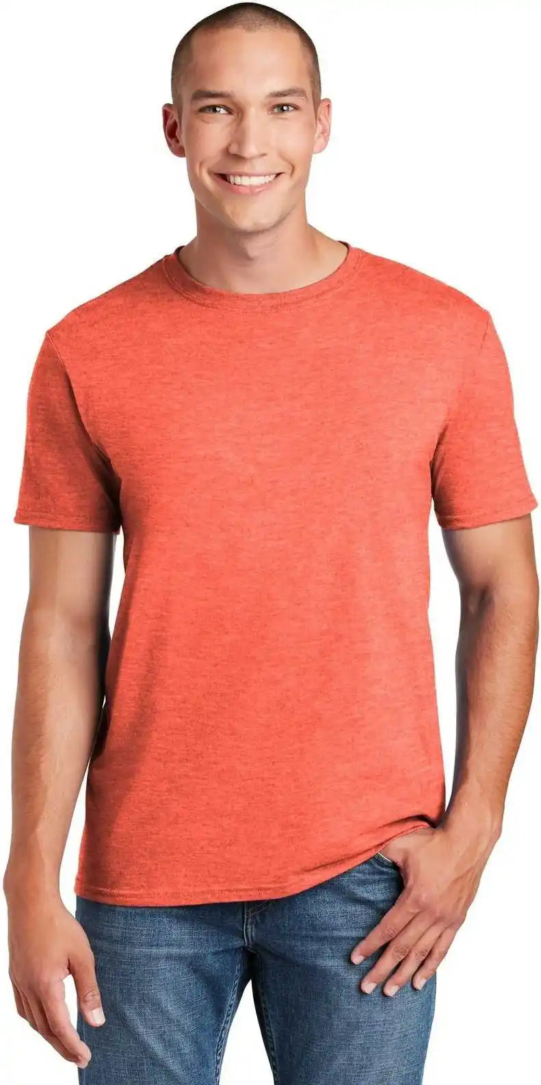 Gildan 64000 Softstyle T-shirt - Heather Orange