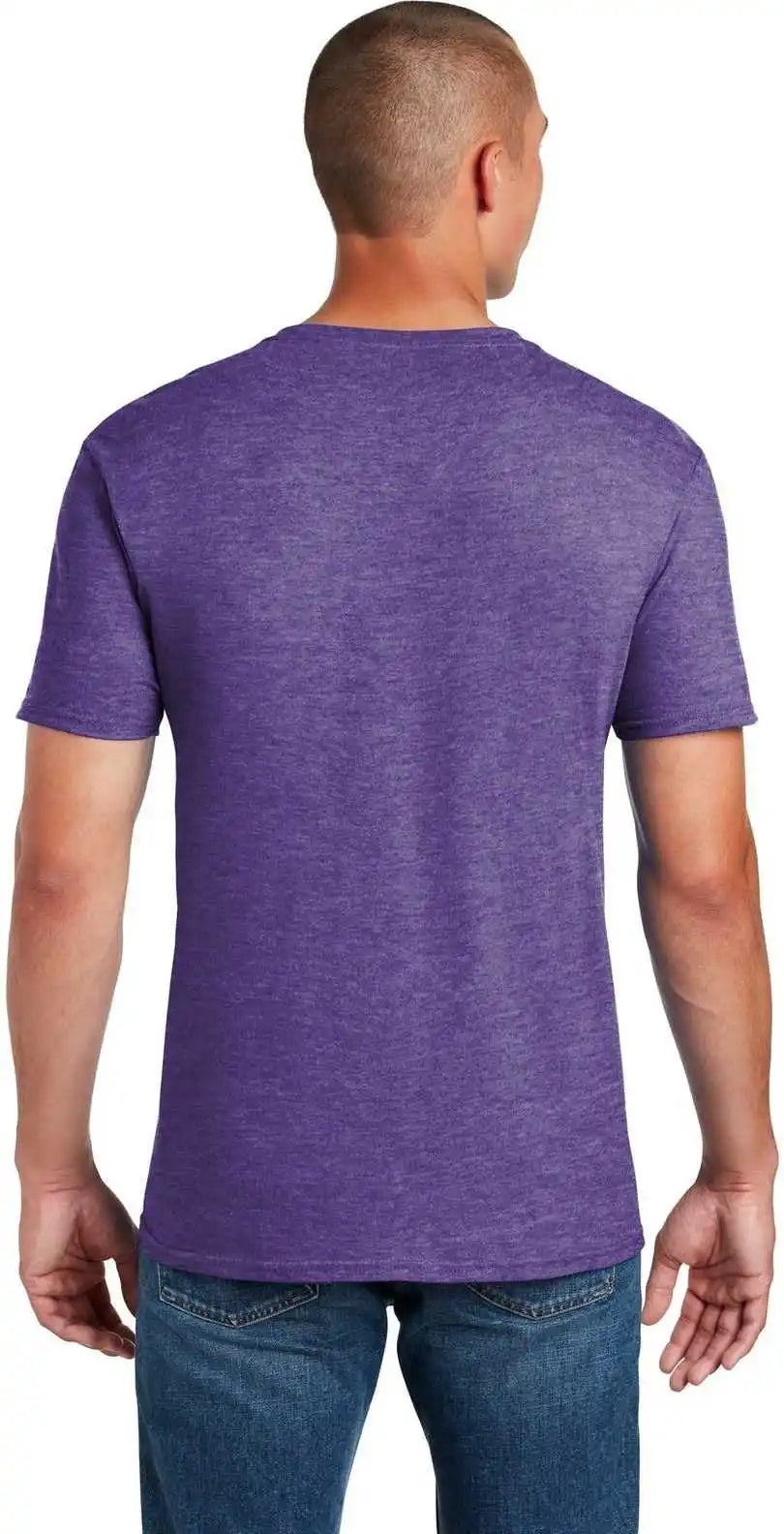 Gildan 64000 Softstyle t Shirt Heather Purple