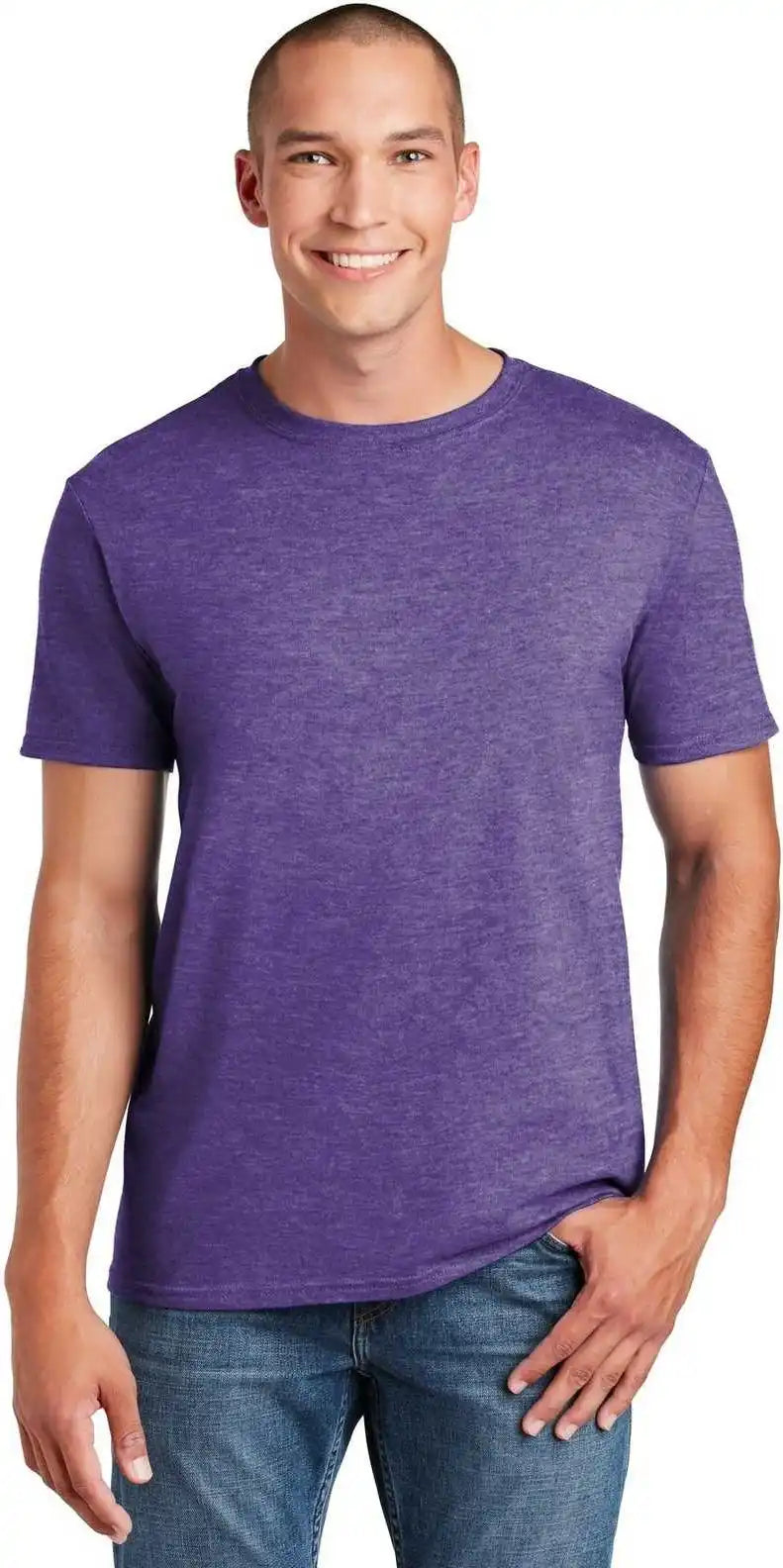 Gildan 64000 Softstyle t Shirt Heather Purple