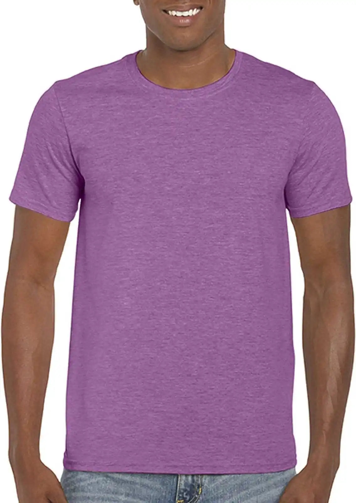 Gildan 64000 Softstyle T-shirt - Heather Radiant Orchid